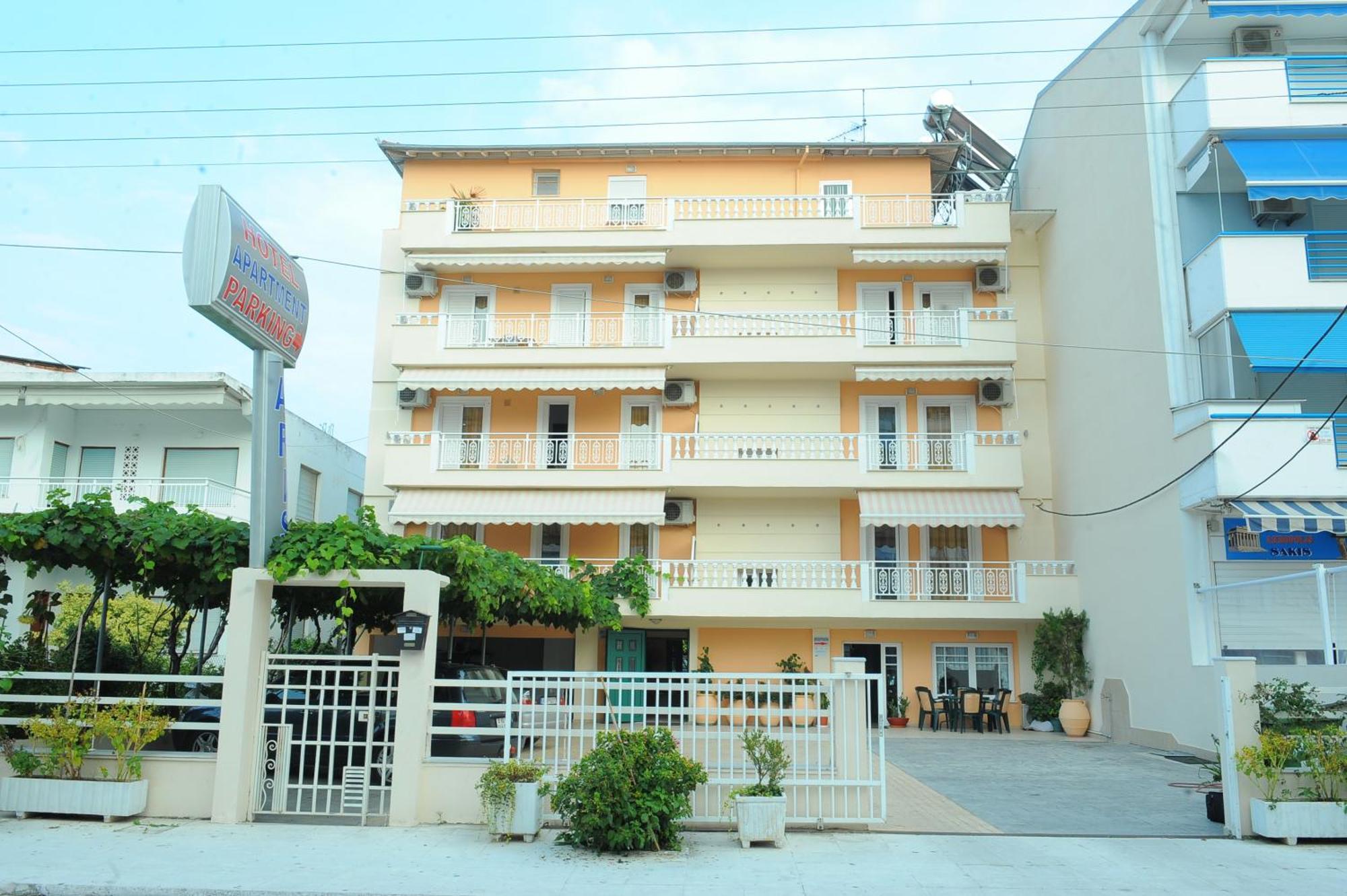 Aparthotel Aris Paralía Exteriér fotografie